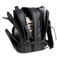 Mochila Expandible para Portátil de Negocios, Gran Capacidad, Resistente al Agua, 15.6 Pulgadas, para Viajes, Oficina, Uso Diario, para Hombre