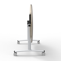 Table de bureau scolaire pliable au design moderne avec fonction de réglage en hauteur pour atelier et hôtel