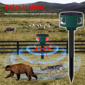 Hot Bán 360 ° Tất Cả Các Vòng Cảm Biến Siêu Âm Năng Lượng Mặt Trời Hồng Ngoại Động Vật Không Thấm Với 6 Nhấp Nháy Màu Đỏ LED Cho Động Vật Hoang Dã Kiểm Soát Dịch hại - Product Image 4