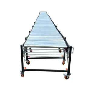 304s अनुकूलित लचीले चल रहे रोलर कन्वेयर सिस्टम ट्रक कंटेनर के लिए स्केट पहियों के साथ स्केट व्हील के साथ - Product Image 5