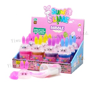Hàng Mới Về Thạch Đầy Màu Sắc Hình Chú Thỏ Dễ Thương Chất Nhờn Nhớt Mềm Ồn Ào Chất Nhờn Bong Bóng Thổi Không Độc Hại Thân Thiện Với Môi Trường - Product Image 1