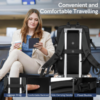 Tas Laptop Pria Anti Air Bahan Nylon 17-Inci dengan Logo Kustom, Cocok untuk Perjalanan Bisnis, Dapat Diperluas, dan untuk Liburan Santai