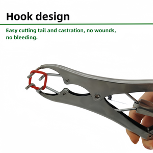 <span class=keywords><strong>Elastrator</strong></span> Stretching Forceps pour moutons en acier inoxydable pince coupante pour queue de porc pince de castration queue - Product Image 4