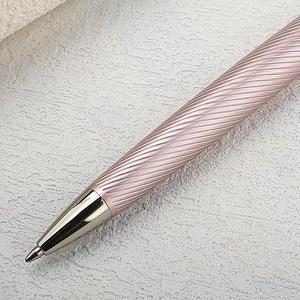 New Arrival Advertising Logo Light Pink Metal Heavy Rose Gold and <b>Silver</b> Ball <b>Pen</b> - Product Image 3