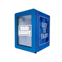 Réfrigérateur vitrine à porte vitrée pour boissons, idéal pour les magasins de proximité