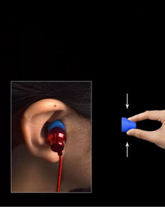 Embouts d'écouteurs en mousse à mémoire de forme à rebond lent pour <span class=keywords><strong>Sony</strong></span> <span class=keywords><strong>Sennheiser</strong></span> Beats Audio-Technica IM70 - Product Image 5