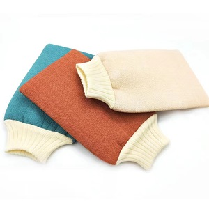 Nouveaux Gants <span class=keywords><strong>de</strong></span> Douche Tissés Doubles Tendance en Fibres Exfoliantes pour le Corps, Loofa pour Spa, Massage et Brosses <span class=keywords><strong>de</strong></span> Bain - Product Image 2