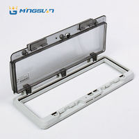 Boîtier de disjoncteur électrique extérieur avec fenêtre de protection transparente, étanche IP67, pour instruments électroniques