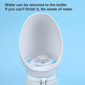 Botella de plástico de silicona para mascotas KEAN, alimentador de agua a prueba de fugas, portátil, deportivo, Para viajes al aire libre, multifunción, botella de agua para mascotas - Product Image 2