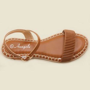 Nouvelles sandales d'été décontractées en cuir pour femmes avec lacets, plates et élégantes, vente en gros - Product Image 3