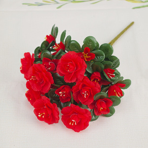 Fleurs artificielles Xiaoyu : Camélias, Azalées, Rhododendrons en soie pour décoration intérieure et jardin - Product Image 3