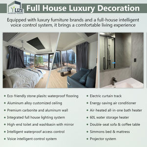 Luxury Design Custom Size Space <strong>Capsule</strong> Container Hotel Tiny House 2 Bedroom - Product Image 5