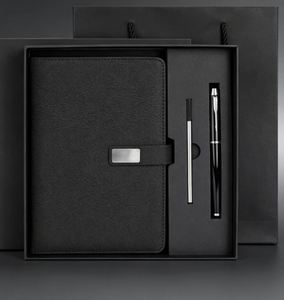 Promotional Business Gift Items Notebook A5 Leather Journal Set Customized Business Office <b>Diary</b> Corporate Gift Set With Pen - Product Image 5