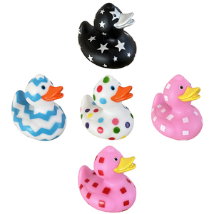 Thân Thiện Với Môi Tùy Chỉnh 3-Inch Nhỏ Cao Su Vịt Khuyến Mại Đa Màu Sắc Vinyl Đồ Chơi Cho Bé Tắm Bên Với Logo - Product Image 4