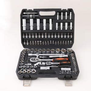 KAODEE 108 pièces OEM Kit de réparation automobile professionnel en acier, jeu de clés à cliquet et douilles de 1/2 pouce, 1 mallette rigide, métrique, 108 pièces - Product Image 2