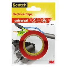 Scotch®Ruban électrique rouge 10 m X 15 mm 1 rouleau - Product Image 1