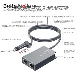 Adaptador Ethernet RJ45 Multipuerto Starlink Gen 2, Velocidad de 1 Gbps, Internet Satelital Rectangular, Uso Simultáneo de 2 Dispositivos, AMZ-019 - Product Image 2