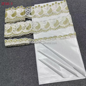 JF101 5 yards Bazin Riche de qualité supérieure, tissu africain uni de haute qualité - Product Image 6