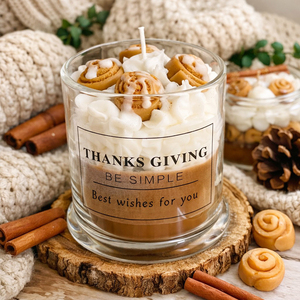 <span class=keywords><strong>Vela</strong></span> Aromática con Forma de Rollo de <span class=keywords><strong>Canela</strong></span>, <span class=keywords><strong>Vela</strong></span> de Cera de Soja con Aroma Otoñal para Decoración del Hogar, Regalo de Cumpleaños, Aniversario de Bodas o Fiesta - Product Image 1