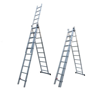 Nhôm có thể gập thẳng thang dài 3 trong <span class=keywords><strong>1</strong></span> thang bước hẹp để xây dựng hộ gia đình - Product Image 5