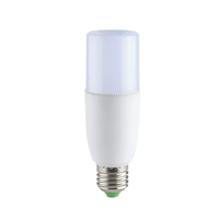 5w 7watt 9wtt 12w 15w 18w usine de gros super lumineux led lumière de haute qualité PBT (plastique + aluminium) + PC led bâton ampoule E27 B22