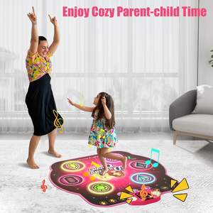 <span class=keywords><strong>Tapis</strong></span> <span class=keywords><strong>de</strong></span> <span class=keywords><strong>danse</strong></span> Bluetooth pour filles avec six lumières LED en forme <span class=keywords><strong>de</strong></span> pierres précieuses et des rythmes amusants, jeu musical interactif pour enfants, amusement en intérieur - Product Image 6