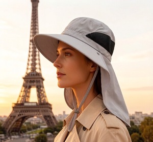 Chapeau bob pour hommes et femmes, séchage rapide, idéal pour la randonnée, la pêche, à large bord, adapté au printemps et à l'automne, Fournisseur de chapeaux - Product Image 2