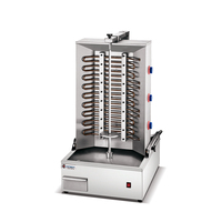 Machine à Kebab Shawarma à gaz commerciale, Machine à Doner Pita pour poulet
