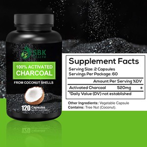 Capsules de charbon actif les plus vendues, charbon actif pour favoriser le confort digestif après les repas, favorise le confort intestinal - Product Image 2
