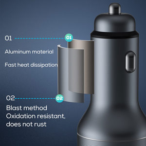 Universal Led Digital Display Pd 36W QC3.0 18W Dual <b>Usb</b> <b>Car</b> <b>Charger</b> Type c Fast Charging <b>Usb</b> c <b>Car</b> <b>Charger</b> 36w for Phone - Product Image 5