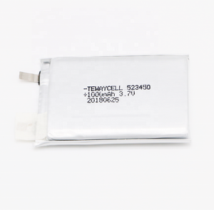 523450 1000mah <span class=keywords><strong>3</strong></span>.7v yanmaz ultra ince ucuz lityum polimer iyon pil hücre paketi pil akıllı saat golf arabası - Product Image 2