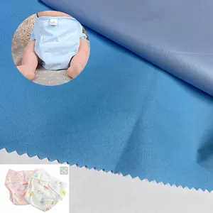 pul diaper fabric waterproof breathable washable eco-friendly pul fabric for cloth diaper fabric material