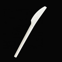 PLA/CPLA Ensembles de couverts jetables compostables écologiques Fourchette, couteau et cuillère biodégradables Vaisselle pour les fêtes et les hôtels