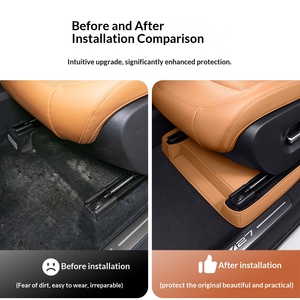 Voor Chery ICAR V27 Voorstoel Onder de stoel & ventilatieopening Anti-kick & anti-slijtage Lederen beschermende pad Interieuraccessoires - Product Image 3