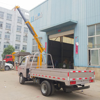 Mini-grue hydraulique HAOY de 1,3 tonne pour camionnettes et remorques, destinée aux concessionnaires OEM et aux équipateurs de véhicules