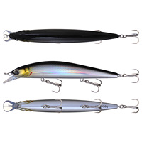 Le Brave Shallow-water Long-cast Floating Minnow Live Bait 125mm 20g pour la pêche au bar, au bar à poils, au bar à longue bouche et au groupé