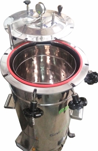 Stérilisateur vertical en acier inoxydable, équipement de laboratoire, machine de stérilisation à la vapeur médicale, unité haute pression - Product Image 3