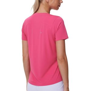 FOXA Camiseta deportiva de manga corta para mujer, de secado rápido, ligera, con cuello redondo, atlética, para correr - Product Image 1