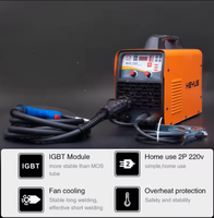KEYUE Nouvelle machine à souder portable à haute fréquence IGBT 220V, soudeuse à l'arc MIG-160 avec écran LCD