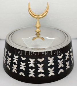 Cazuela de metal hecha a mano para servir en fiestas, calentador de alimentos, olla caliente, cazuela para uso en bodas y hoteles con olla para fregona - Product Image 4