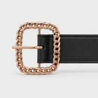 Boucles de ceinture pour hommes d'affaires, logo gravé sur mesure, alliage de zinc, métal résistant à la rouille, anti-rayures, pour ceinture en cuir