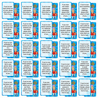 Nouveau jeu de société transfrontalier personnalisé de 50 cartes en anglais pour divertissement et interaction de groupe décontractés (jeunes de 15 à 35 ans)