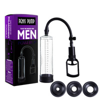 Produit sexuel masculin, pompe à vide manuelle pour l'agrandissement du pénis, masturbateur pour hommes