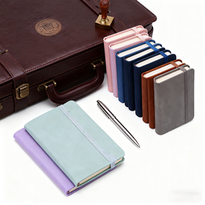 Agenda A7 Mini Personalizada con Logotipo, Cuaderno de Cuero Impermeable con Papel Grueso, Planificador Portátil de Tapa Dura para Uso en la Oficina - Product Image 5
