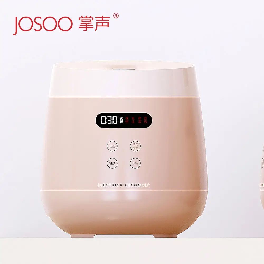 Josoo Korean Kitchen Appliances Cooking Electrical Multi Cooker Domestic Dim Sum Steamer Electric Rice Cooker Pink