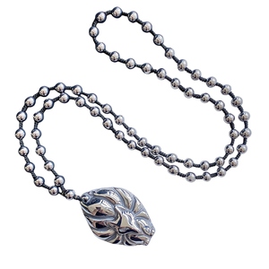 Collar de Moda con Colgante de Piedra Hematita de 30*46MM, Cadena de <span class=keywords><strong>Metal</strong></span> y Cuerda, Dijes de Cristal y Ágata, Selección de Joyería para Regalo - Product Image 2