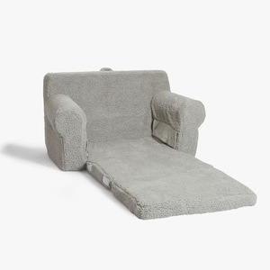 Children's Lamb Wool Sofa High Density Foam Cushion Single <b>Seat</b> Reading <b>Corner</b> Creative Kids Sofa - Product Image 2