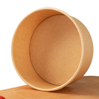 Boîtes Alimentaires Personnalisées avec Logo pour Fast-Food, Salade, Soupe – Bols Ronds à Emporter, Emballage Jetable avec Couvercle en Papier ou PP