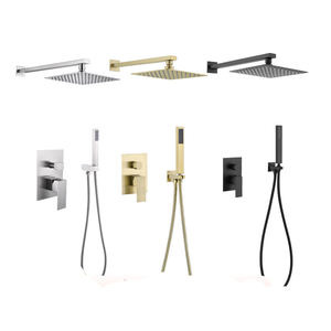 Cupc Upc système de douche haute pression salle de bain robinet de douche mélangeur dissimulé ensemble système de douche mural kit - Product Image 1