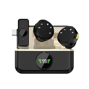 Wireless Lavalier <b>Microphone</b> Professional Podcasting Recording Vlogging <b>for</b> Camera PC Laptop Phones - Product Image 1